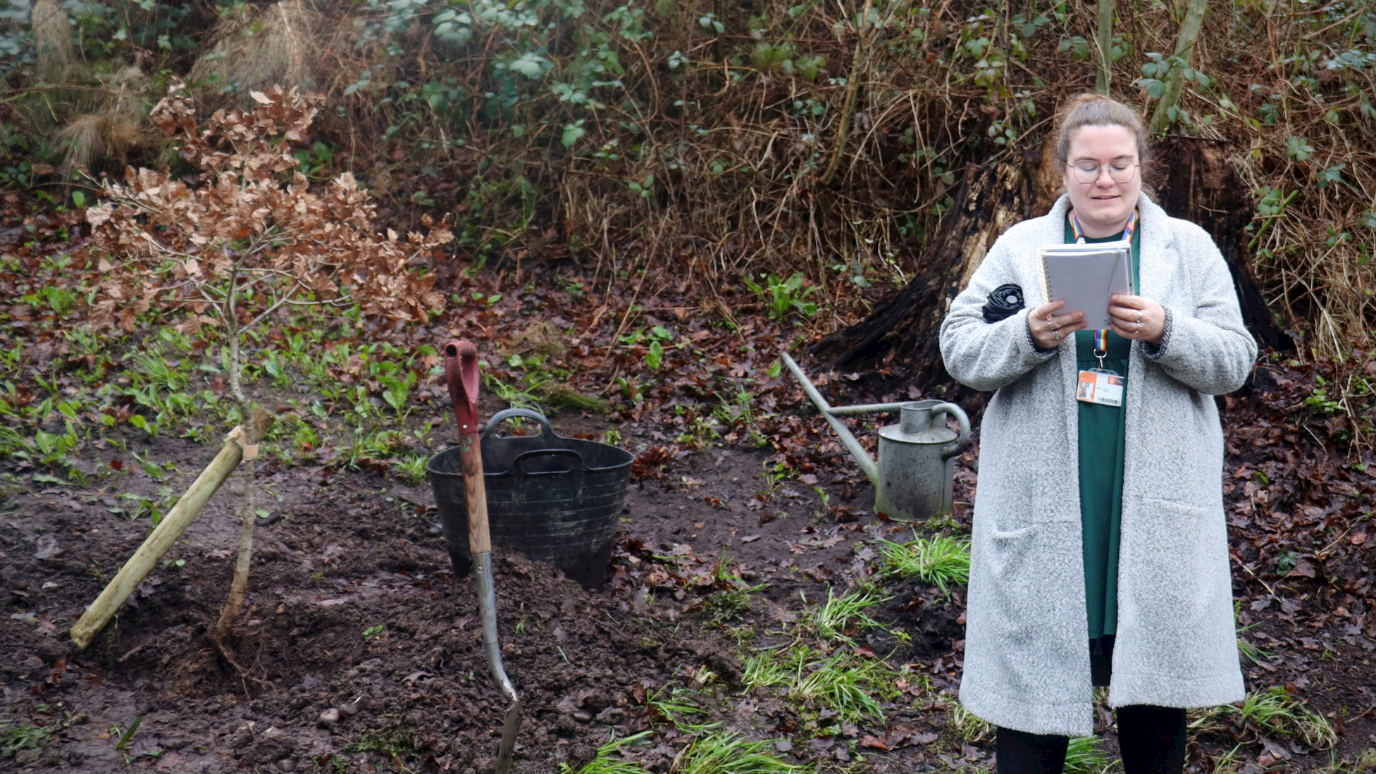 Royal Holloway Campus Poetry And Tree Planting